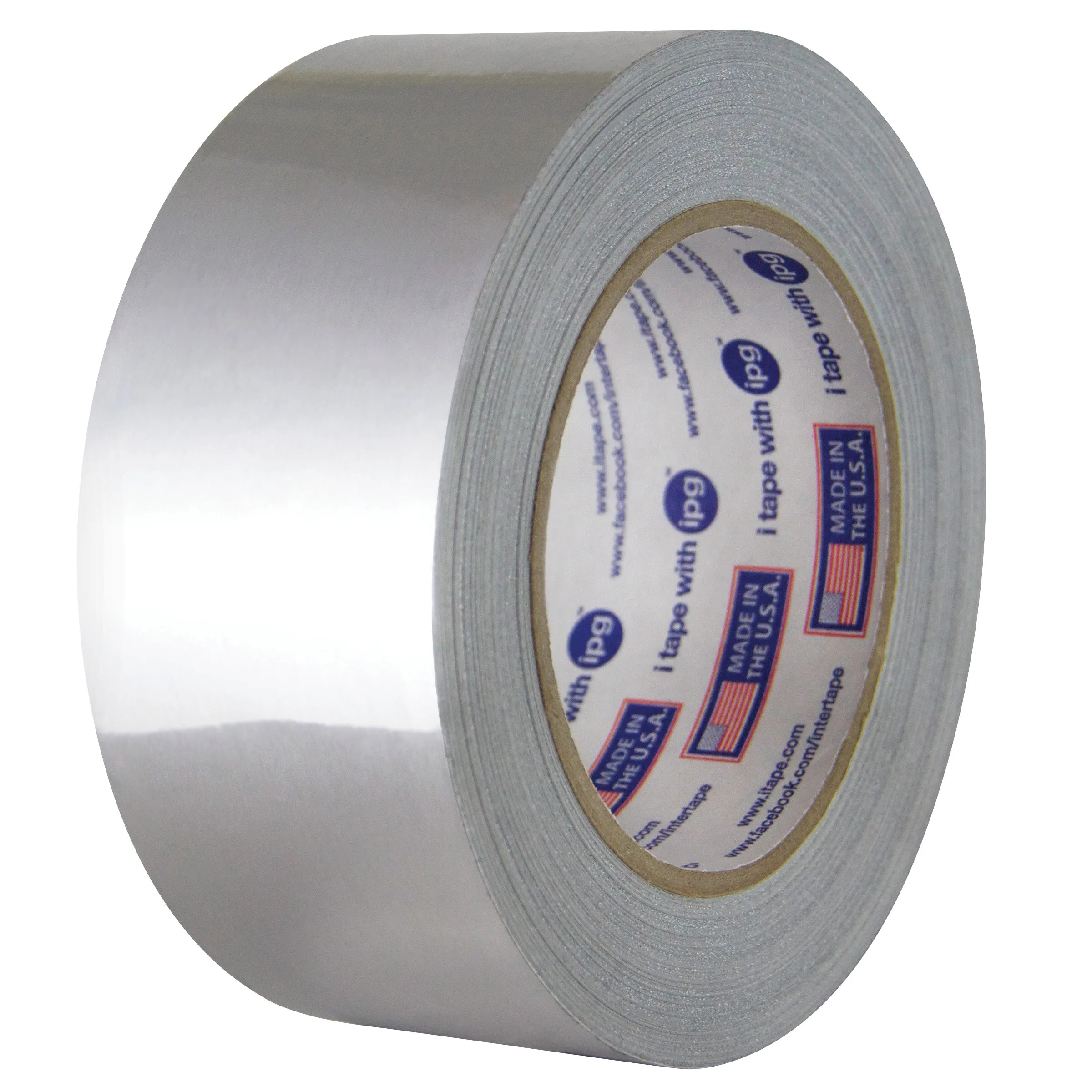 Intertape ALF3000360A ALF300 3 Mil Premium Aluminum Foil Tape Self-Wound - Silver 3" X 60YD IPG-IPG 12