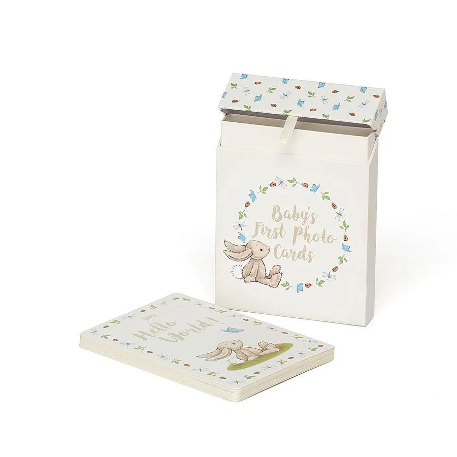 JellyCat Bashful Bunny Milestone Cards