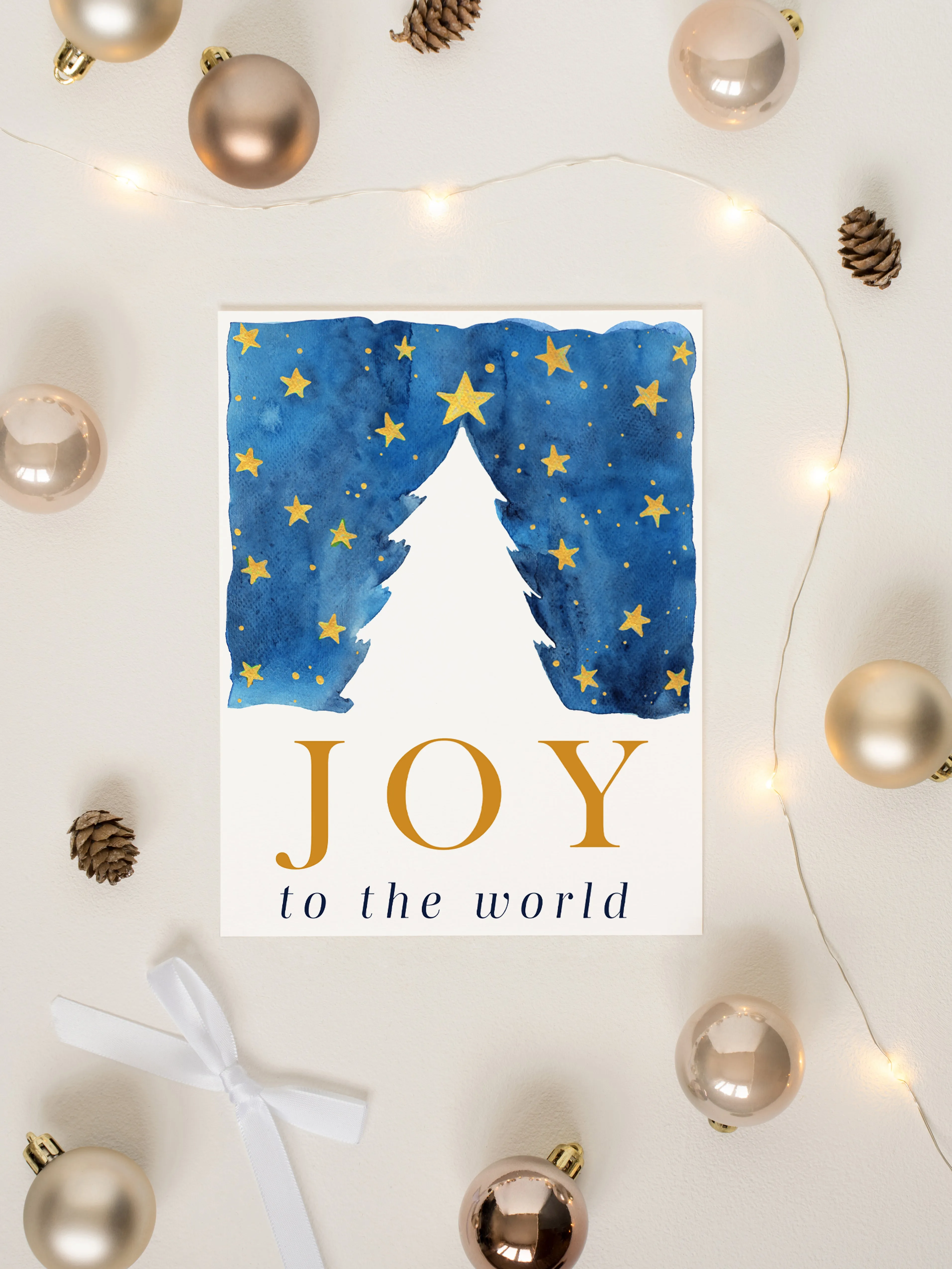 Joy to the World Holiday Card