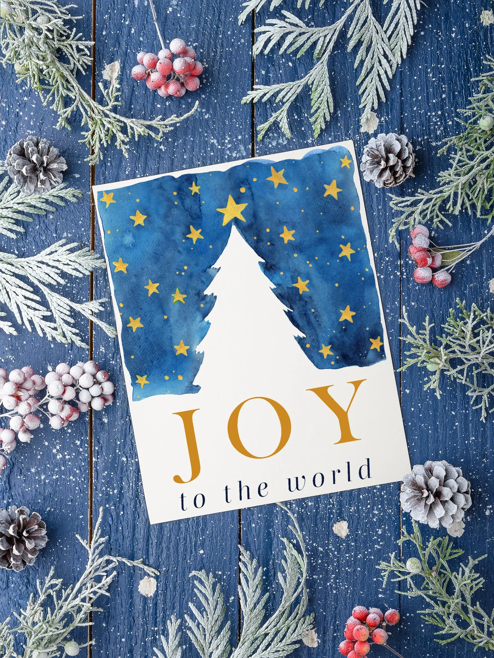 Joy to the World Holiday Card