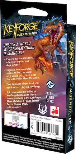 KeyForge Unique Deck Game Mass Mutation Archon Deck - New Sealed