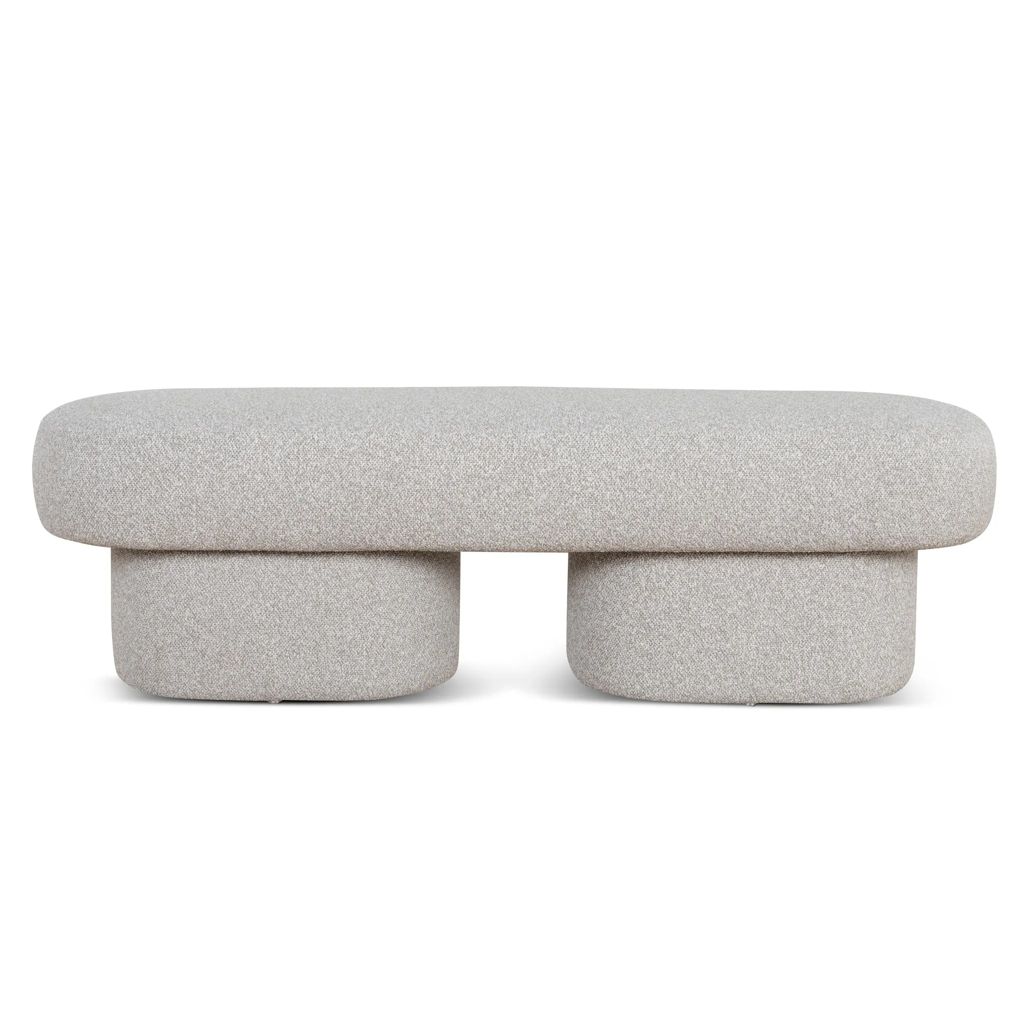 Kopitar 1.5m Long Ottoman Bench - Clay Grey