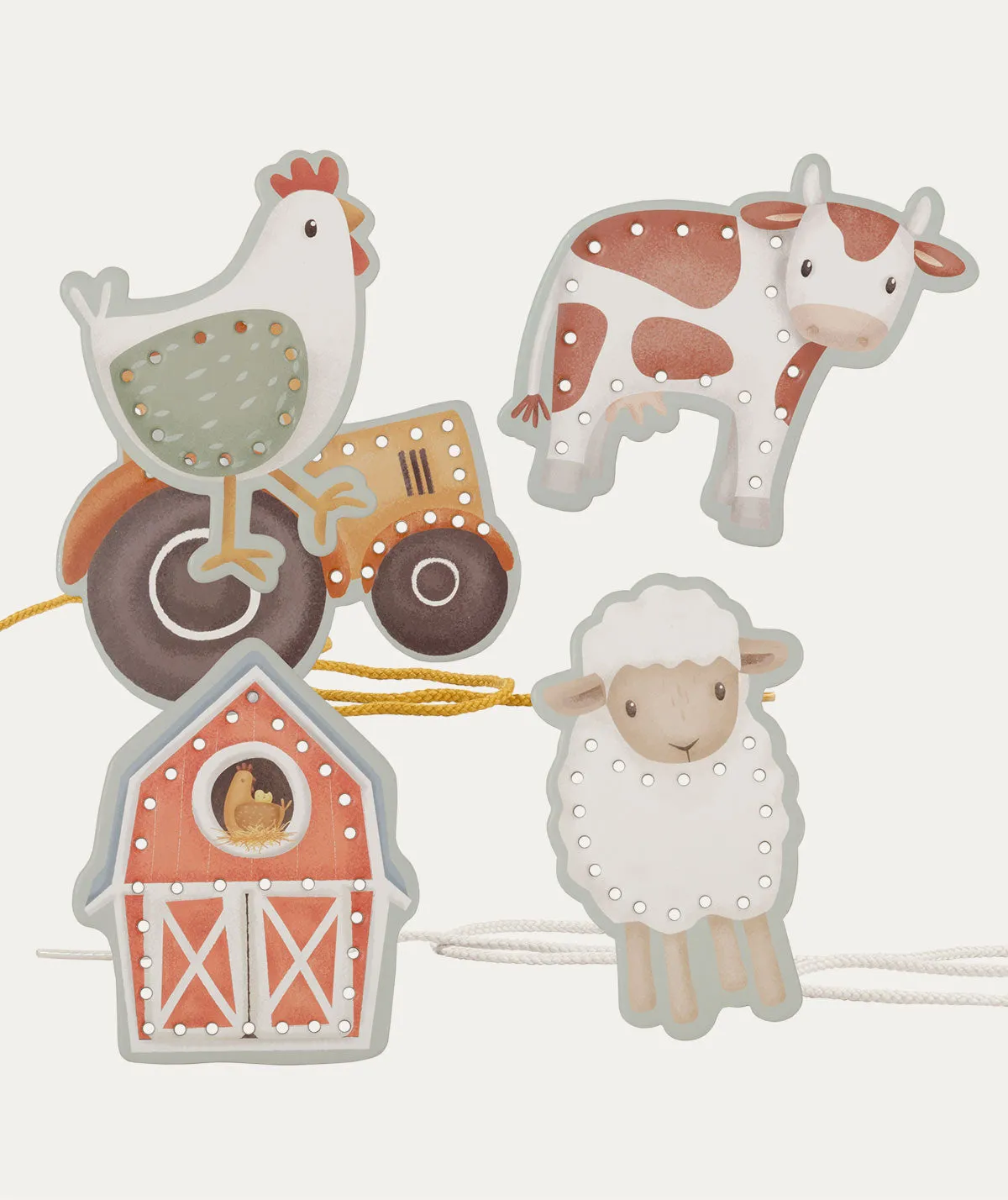 Lacing Cards - Little Farm