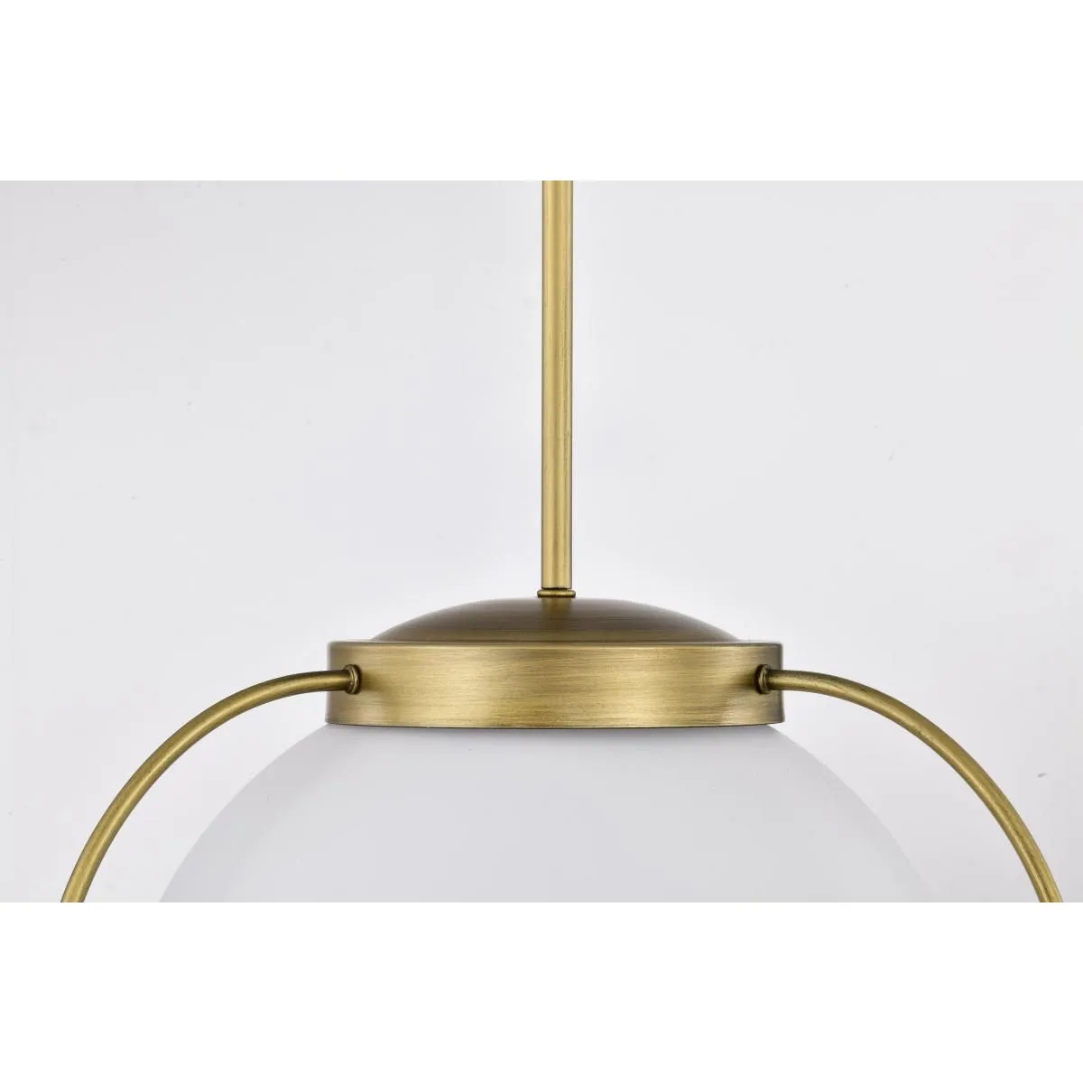 Lakeshore 18 in. Pendant Light Natural Brass Finish