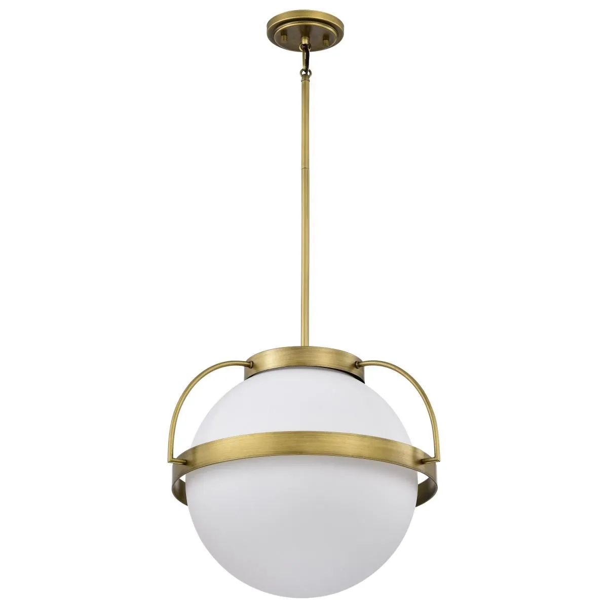 Lakeshore 18 in. Pendant Light Natural Brass Finish