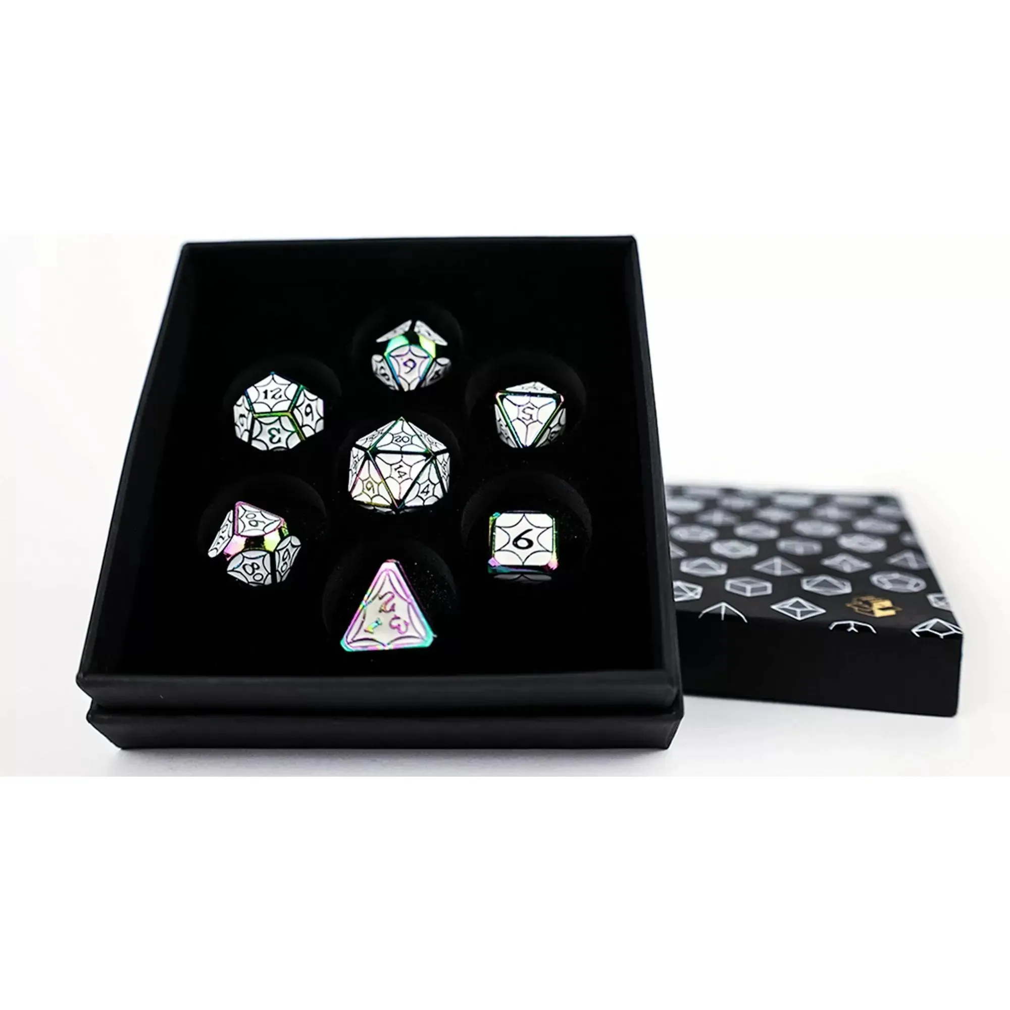 Leadlight Dazzle Bright - Metal RPG Dice Set (LPG)