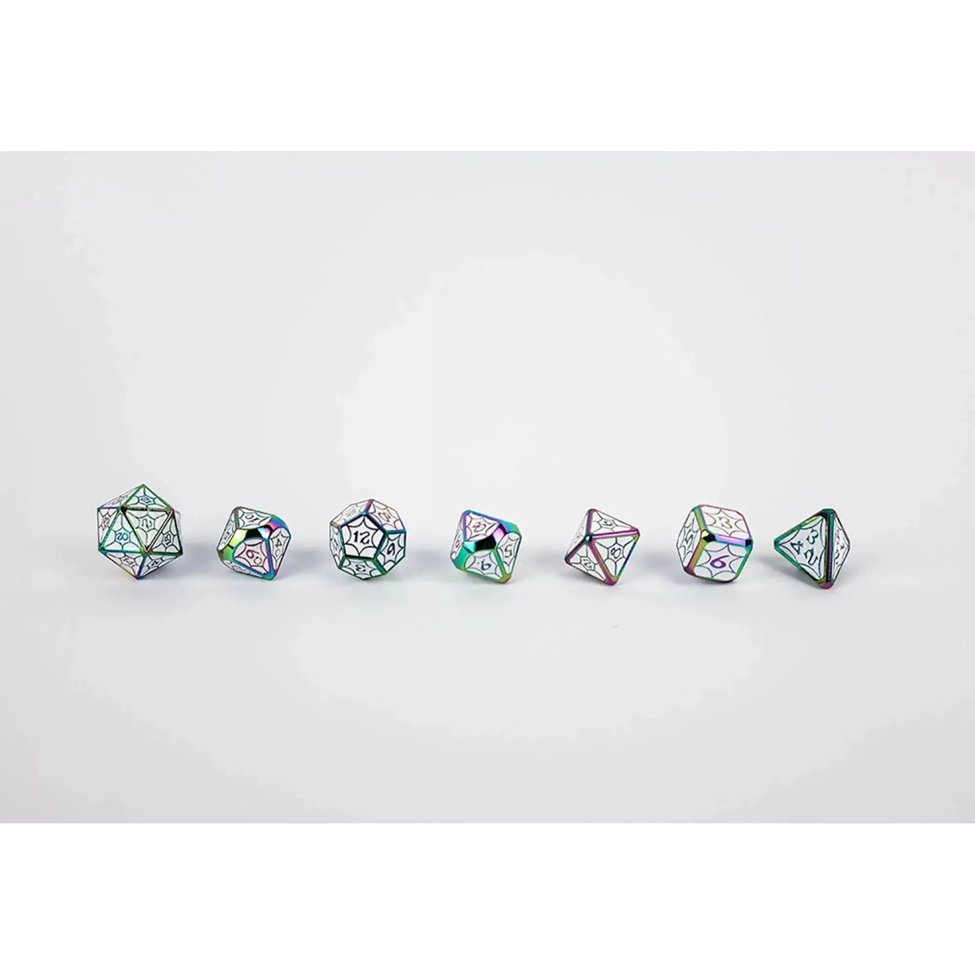 Leadlight Dazzle Bright - Metal RPG Dice Set (LPG)