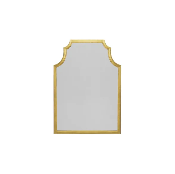 Lenwood Gold Leaf Pagoda Mirror by Worlds Away