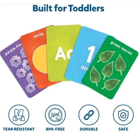 Letters, Numbers, Shapes & Colors Flash Cards