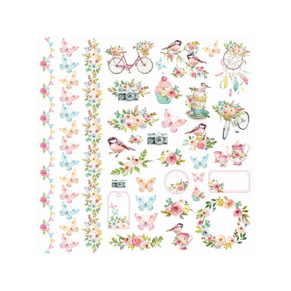 Little Birdie Cardstock Pack 12"x 12" 12 pack - Celebrate Life*