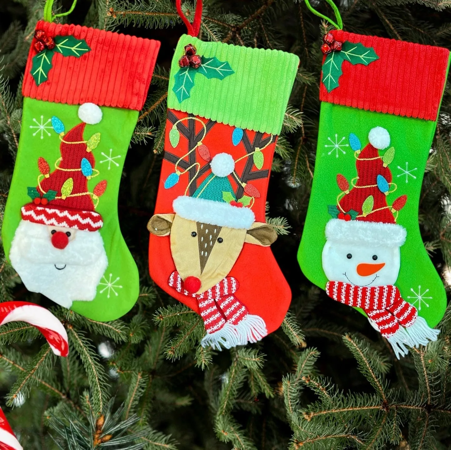 Luxury Mistletoe Stocking - Snowman