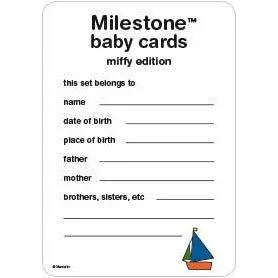 Milestone Baby Cards Miffy Edition