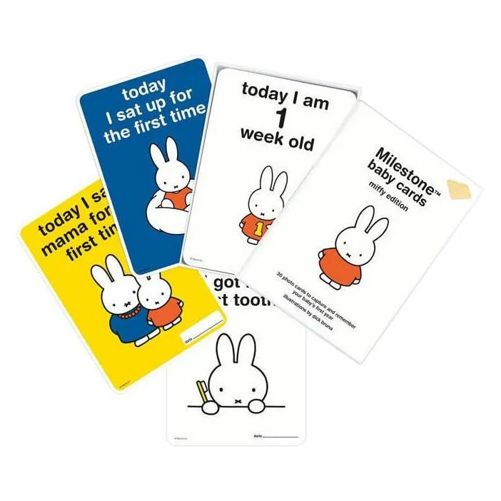 Milestone Baby Cards Miffy Edition