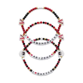 MLB Arizona Diamondbacks FOCO 3-Pack Friendship Bracelet