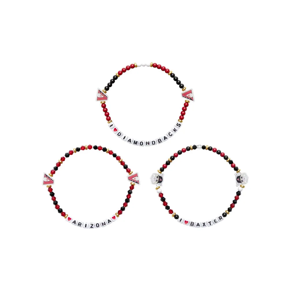 MLB Arizona Diamondbacks FOCO 3-Pack Friendship Bracelet