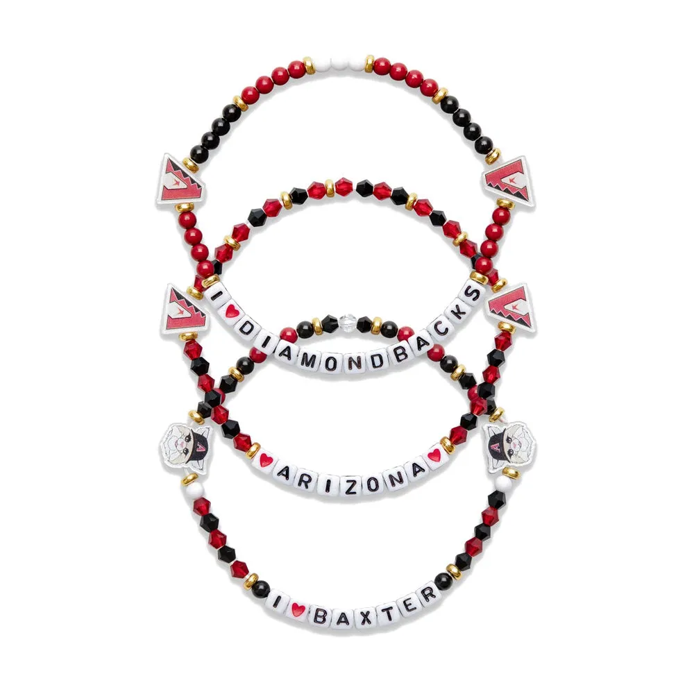 MLB Arizona Diamondbacks FOCO 3-Pack Friendship Bracelet