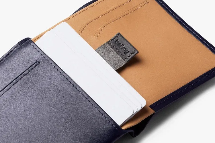 NOTE SLEEVE (RFID) - NAVY TAN