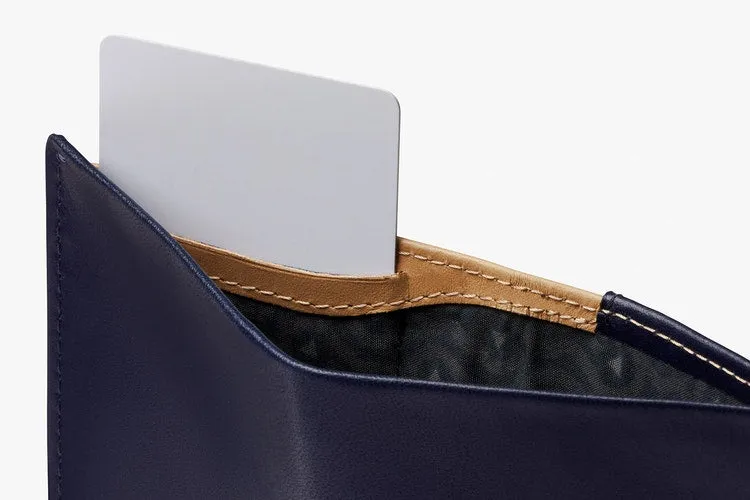 NOTE SLEEVE (RFID) - NAVY TAN