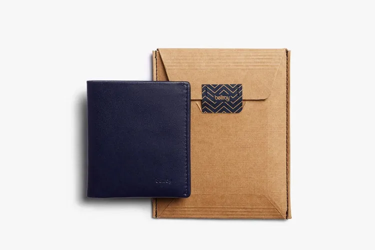 NOTE SLEEVE (RFID) - NAVY TAN