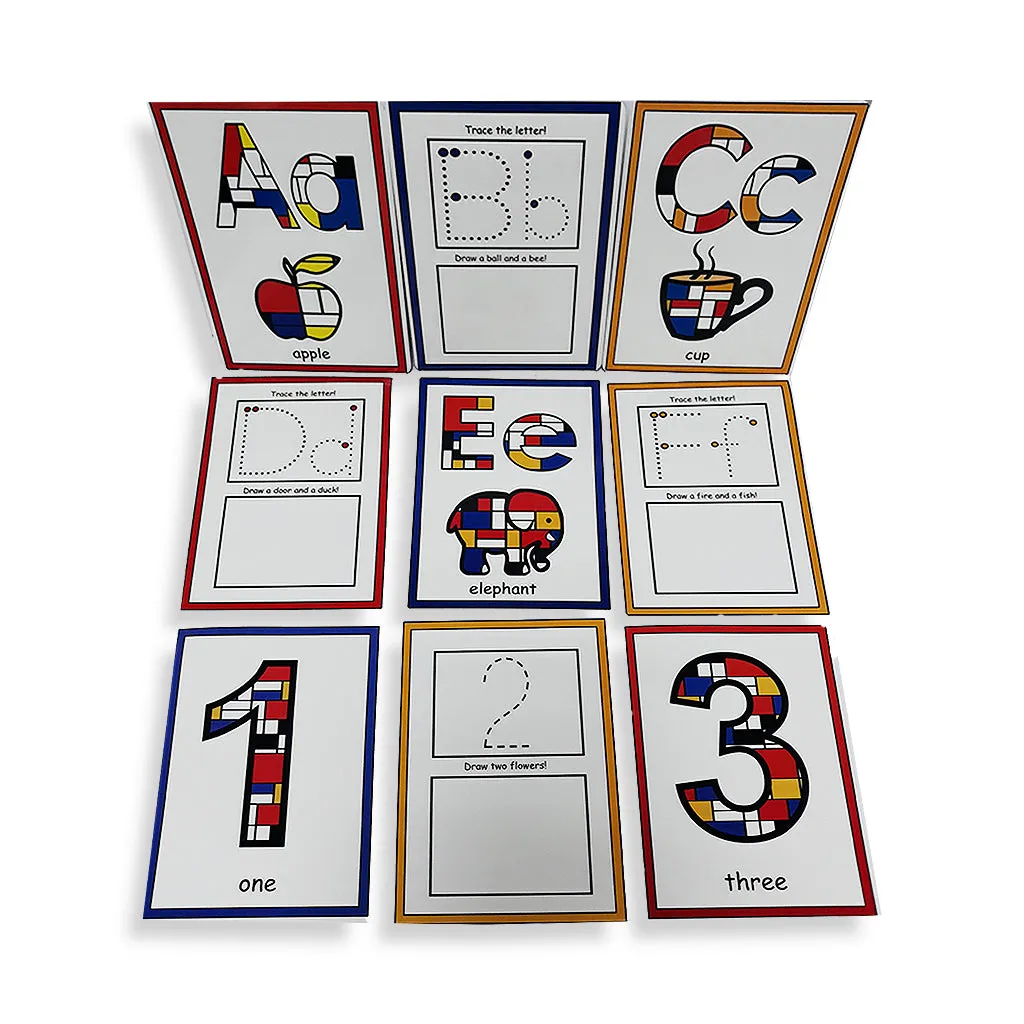 Numbers & Letters Activity Flash Cards