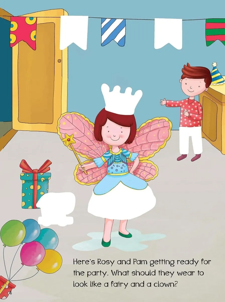 Om Books International Getting Dressed for Costume Party: Sticker Activity Book