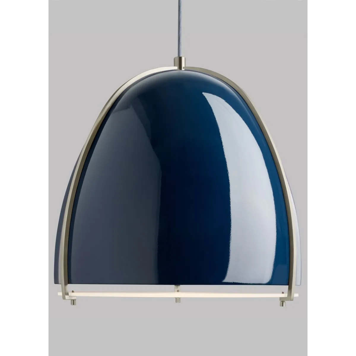 Paravo 15 in. LED Pendant Light Blue Finish