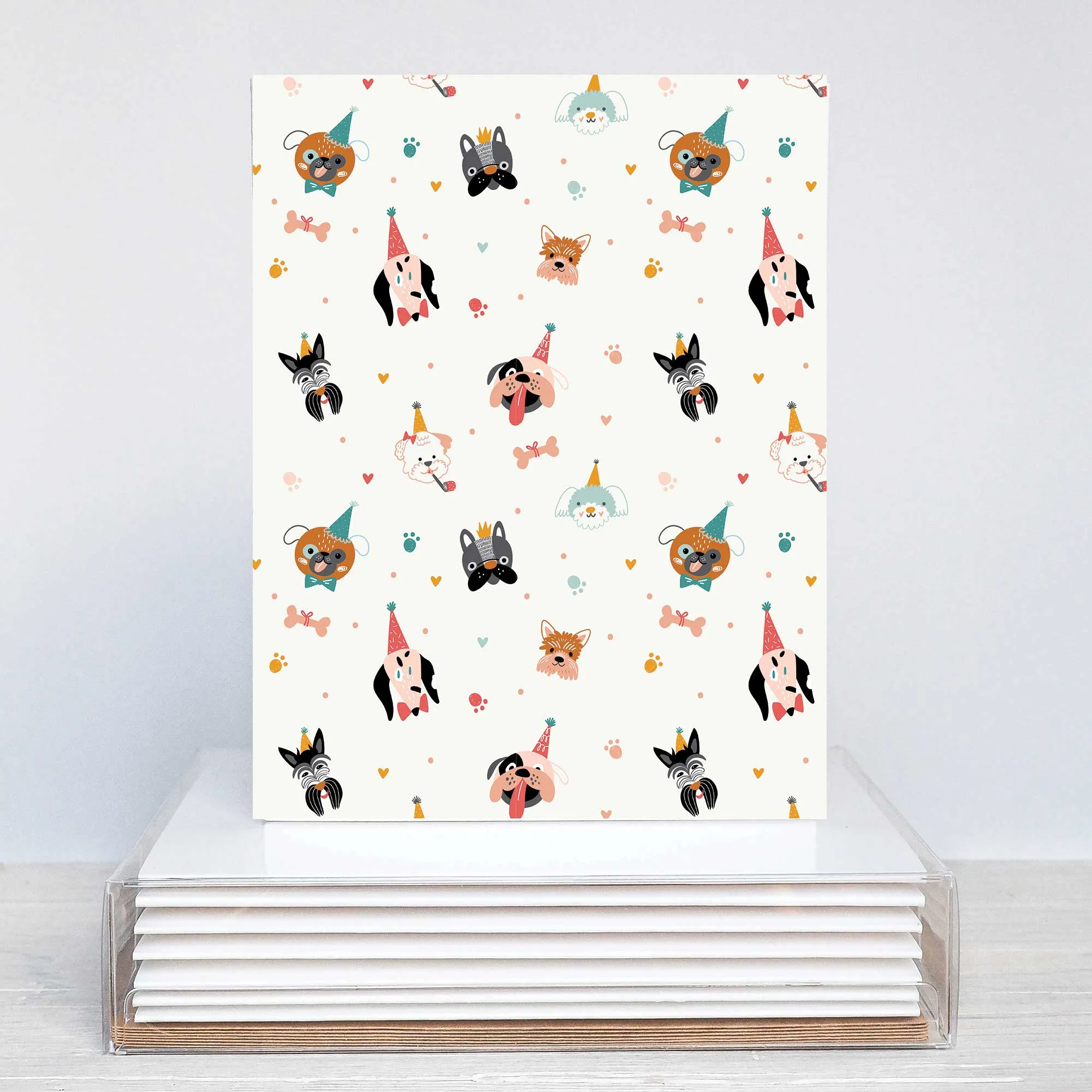 Pawty Dogs Blank Note Card Set