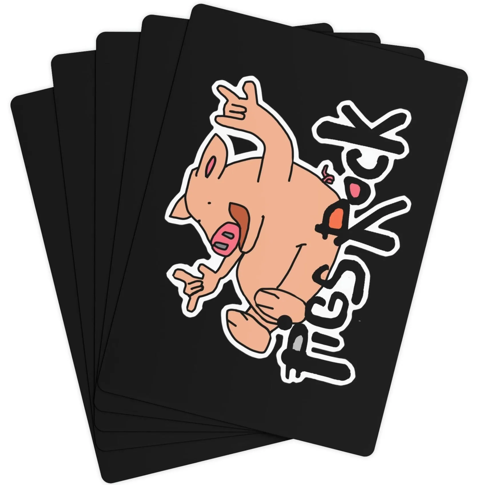 Pigs Rock Poker Playing Cards