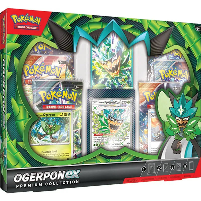 Pokemon Cards Ogerpon Ex Premium Collection