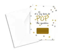 Pop the Question Bridesmaid Scratch-Off Cards (6-Pack)