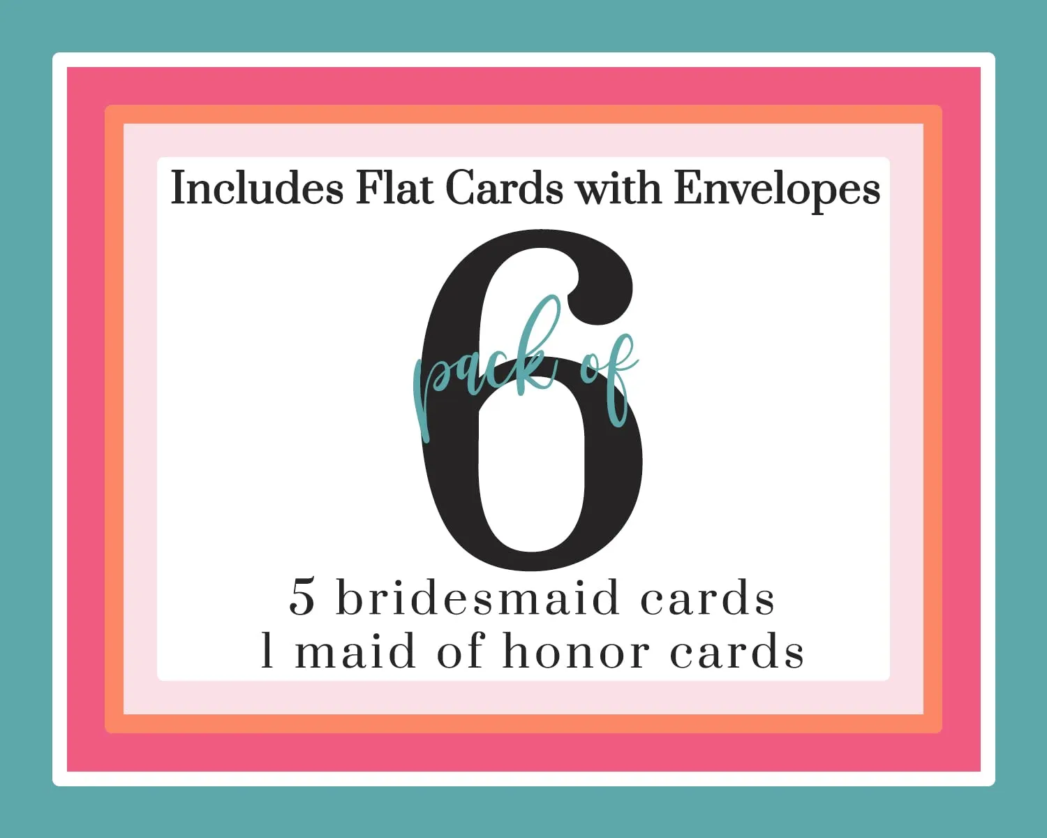 Pop the Question Bridesmaid Scratch-Off Cards (6-Pack)