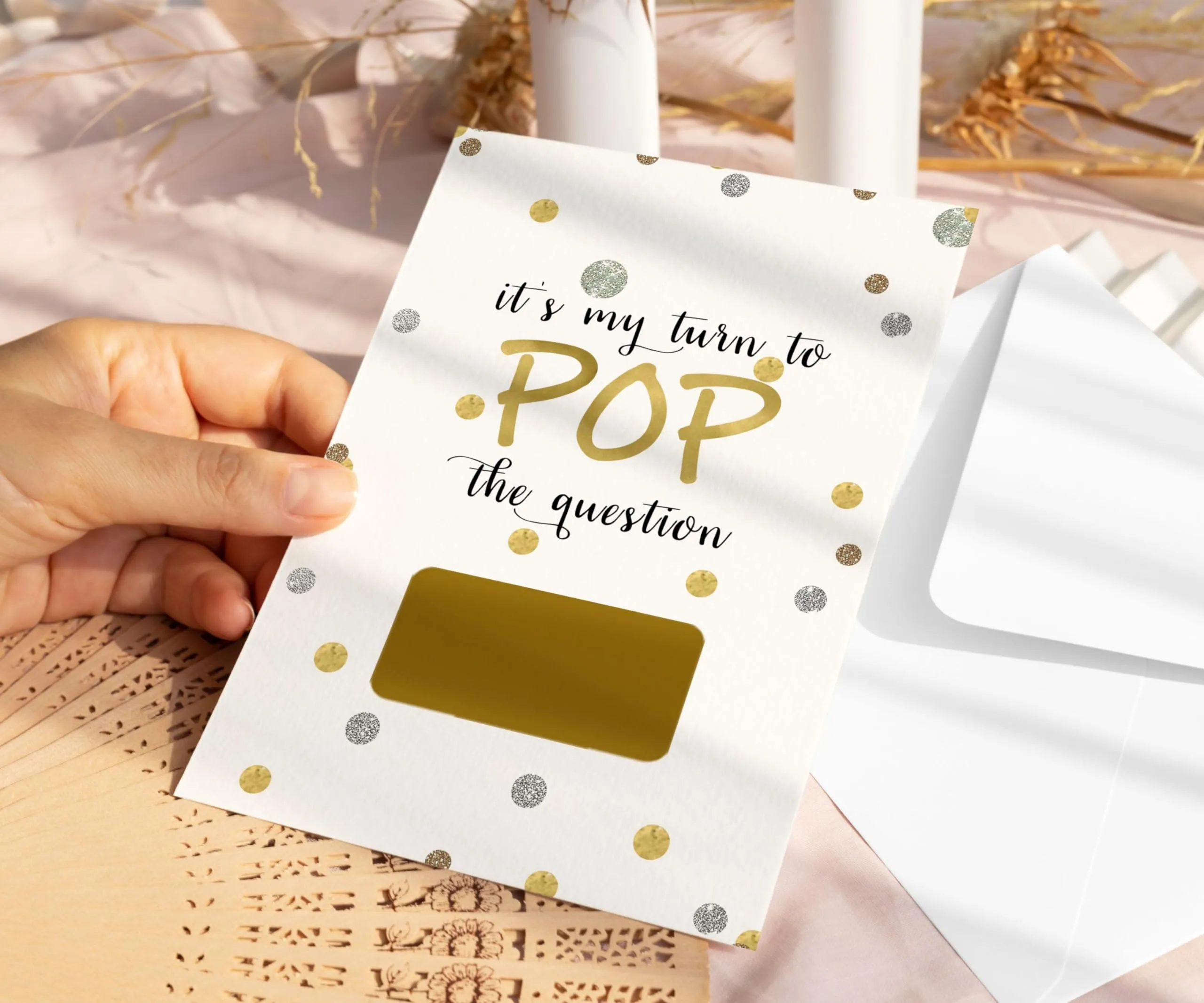 Pop the Question Bridesmaid Scratch-Off Cards (6-Pack)