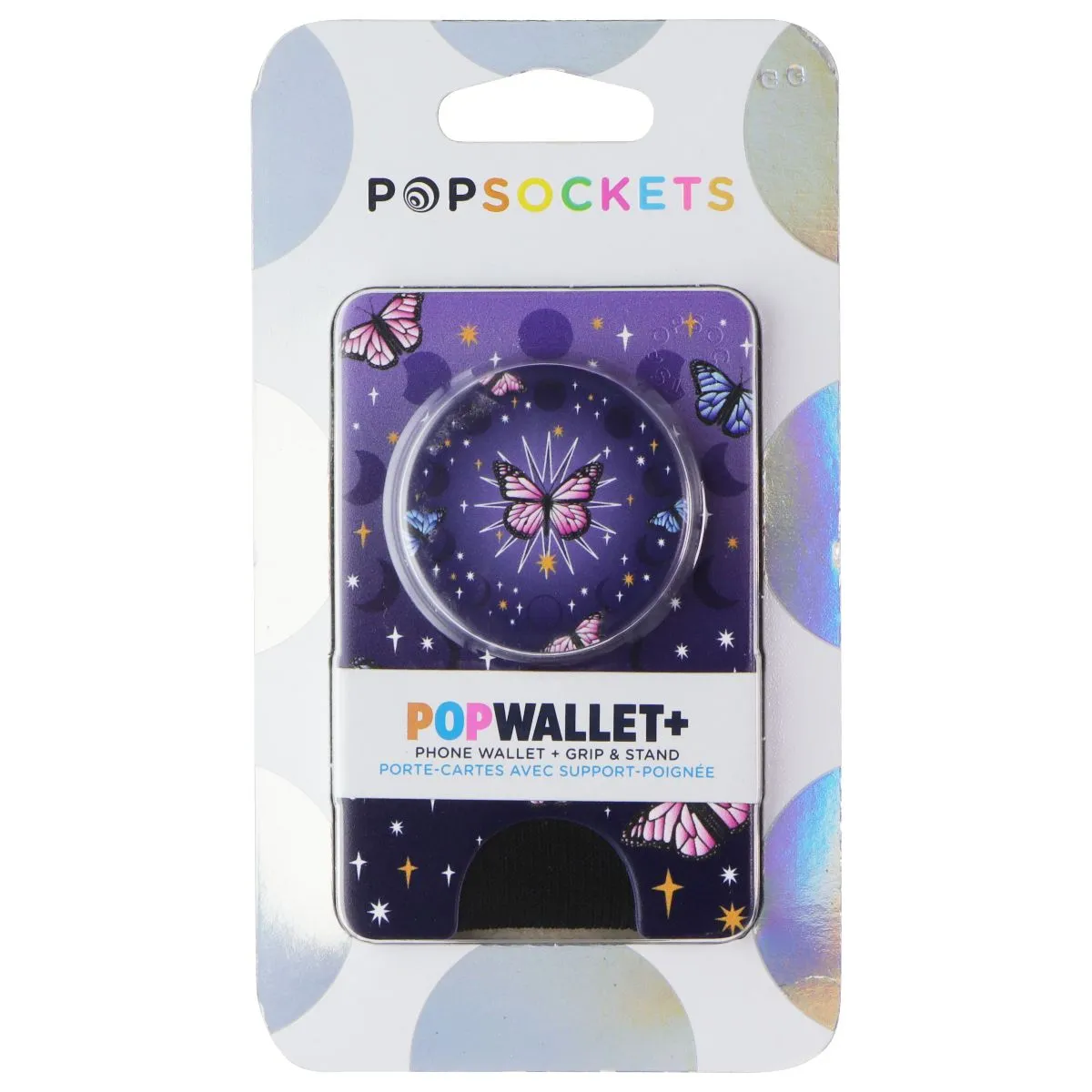 PopSockets (PopWallet ) Phone Grip and Stand - Retrograde Butterfly