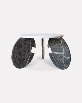 Port Laurent and Carrara Marble Coffee Table