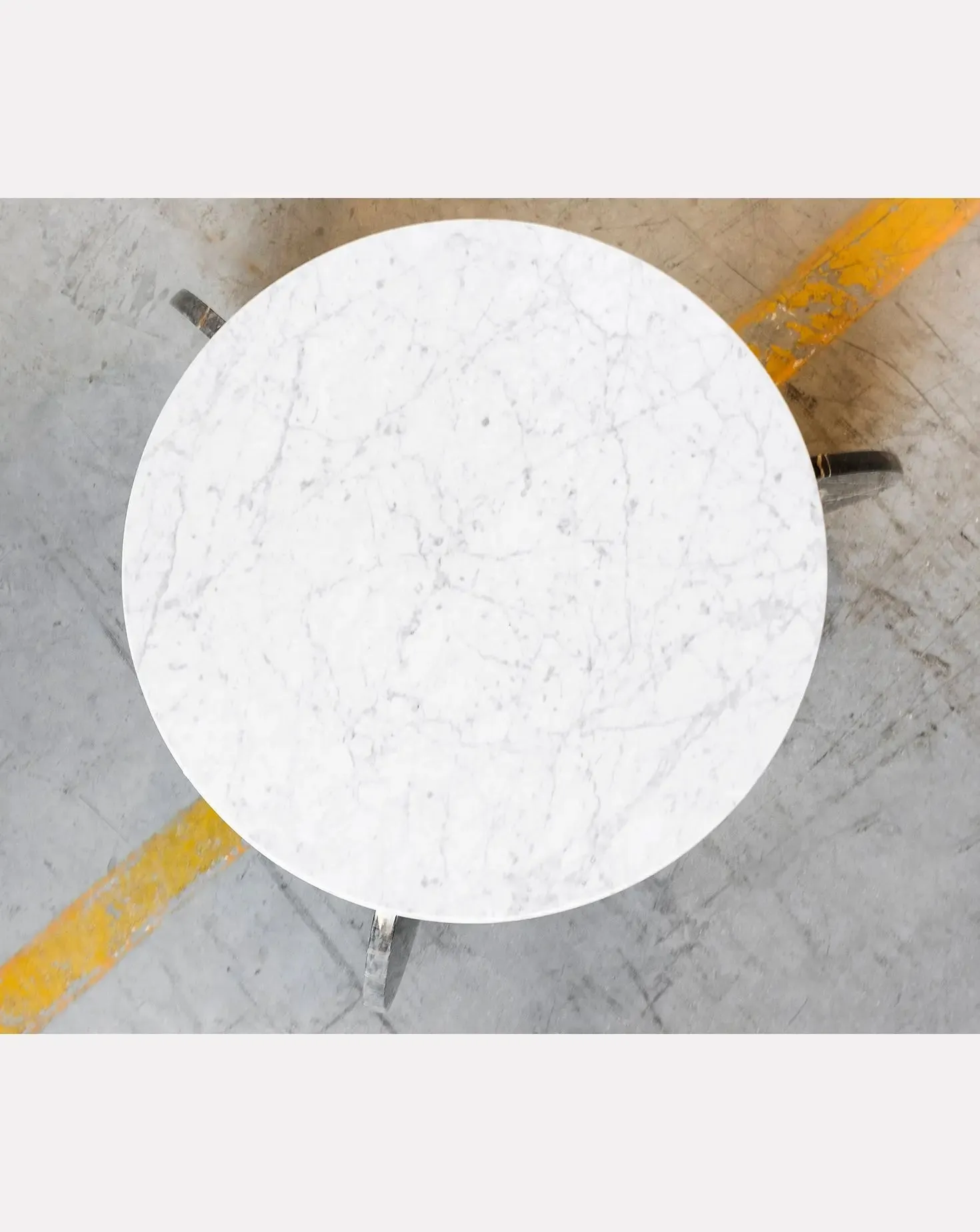 Port Laurent and Carrara Marble Coffee Table