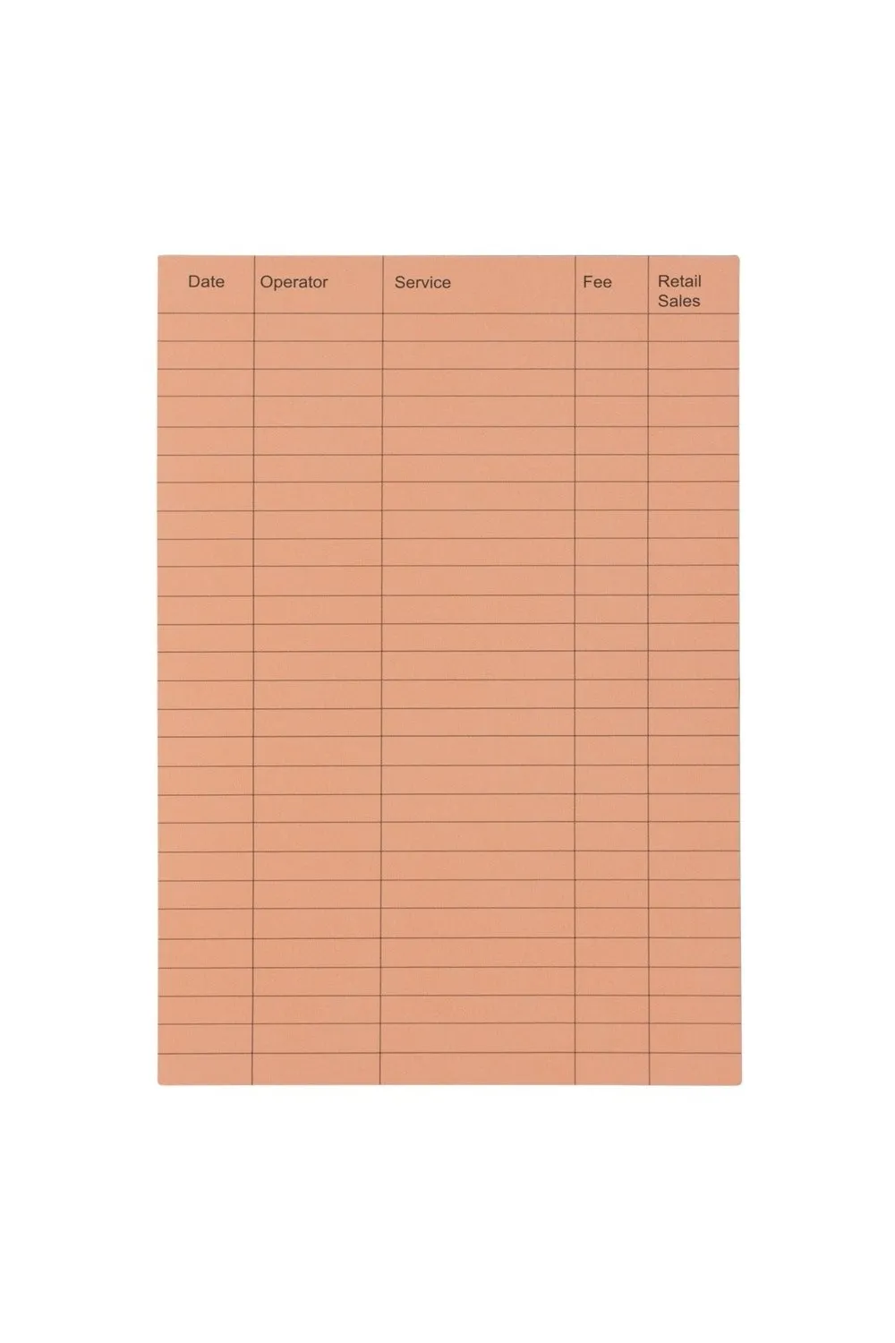 Professional Beauty Therapy Record Cards