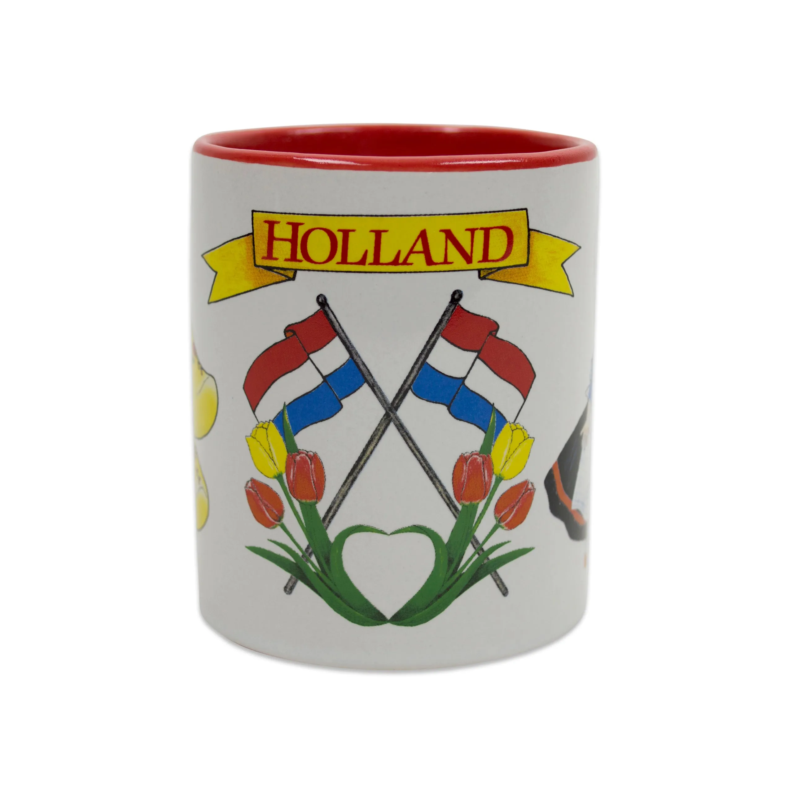 "I Love Holland" Coffee Mug with Dutch Kissing Couple