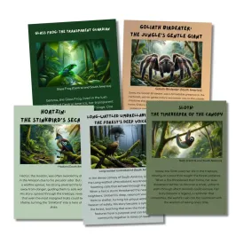 "Strange Animals of South America" Kid's Activities- PLR Rights