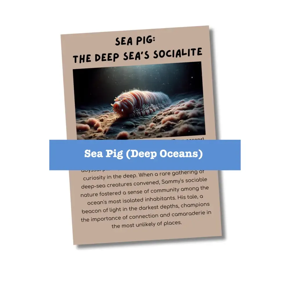 "Strange Deep Ocean Animals" Kid's Activities- PLR Rights