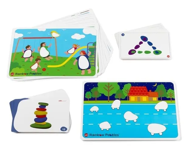 Rainbow Pebbles Activity Cards Set 47