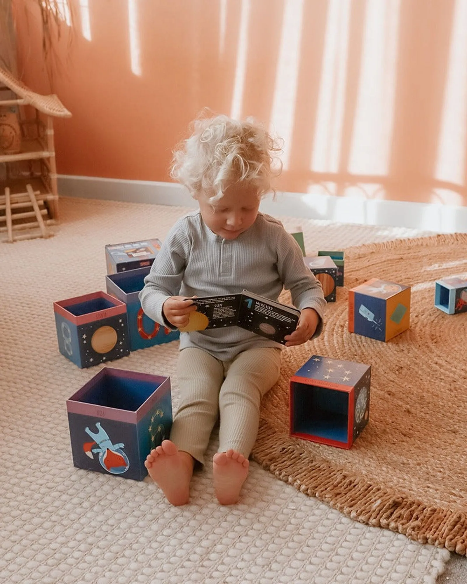 Sassi Stacking Blocks and Book Space