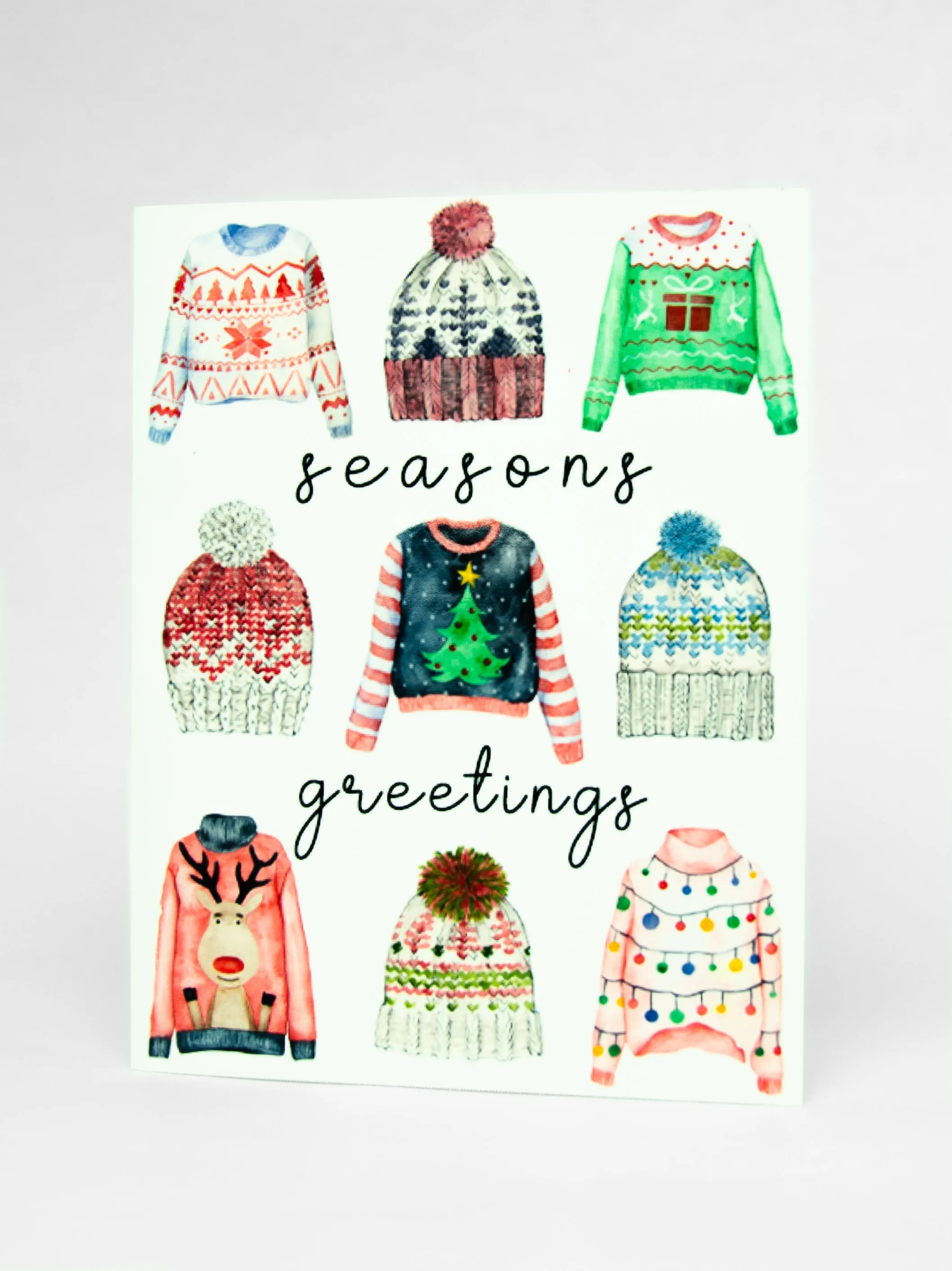 Seasons Greetings & Tidings of Comfort and Joy Holiday Card Set