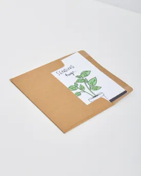 Seed Paper Greeting Card