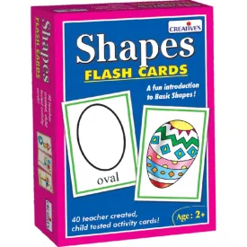 Shapes - Flash Cards (40 both side printed cards)