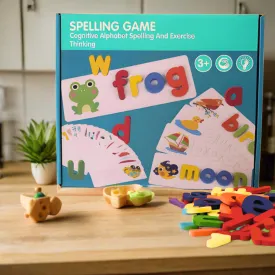 Spelling Game | Learn To Spell With Wooden Alphabet Block