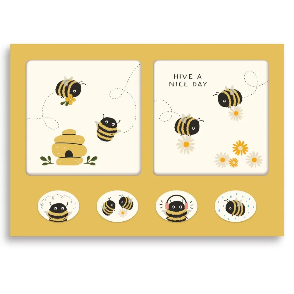 Studio Oh! Mini Notecards 12pk - Buzzy Bees