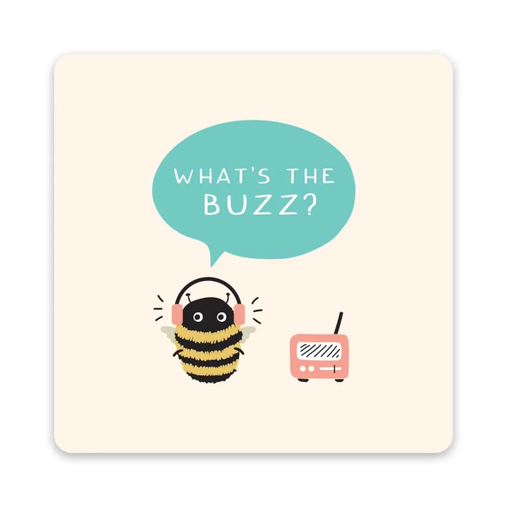 Studio Oh! Mini Notecards 12pk - Buzzy Bees