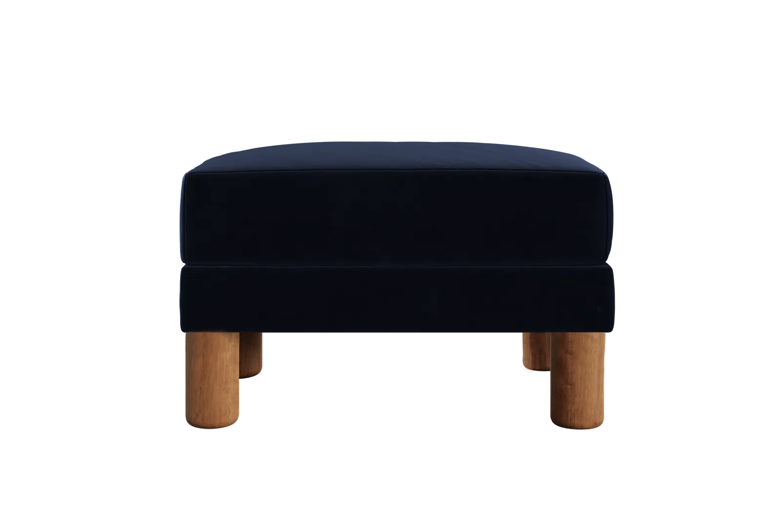 The Essential Ottoman in Recycled Velvet