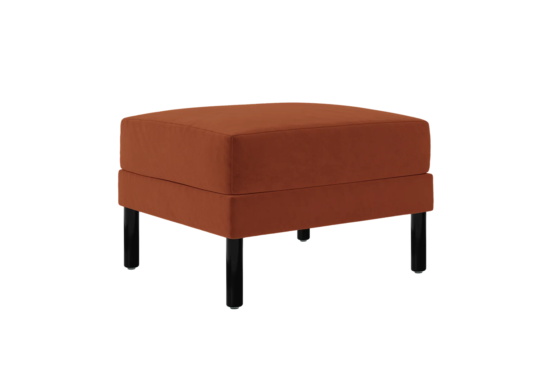 The Essential Ottoman in Recycled Velvet