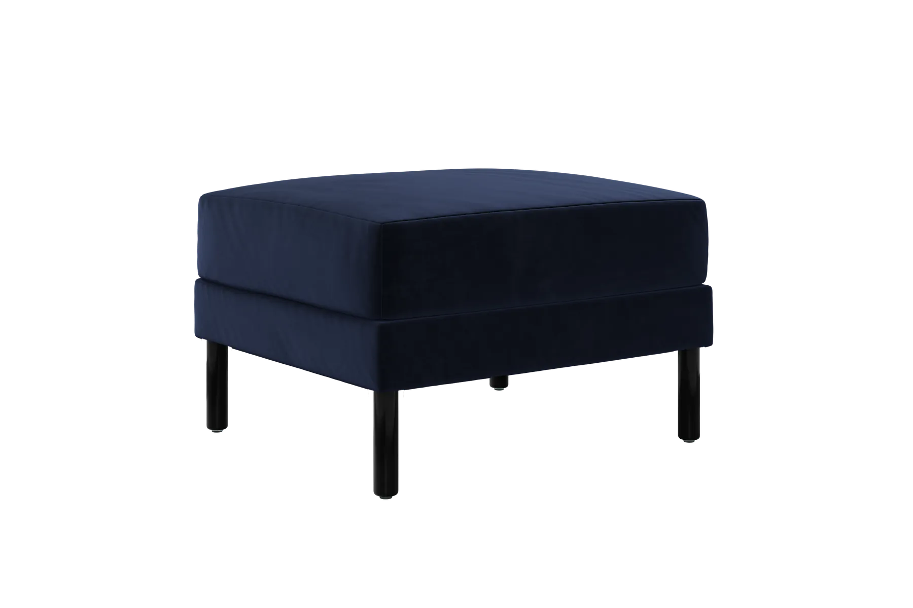 The Essential Ottoman in Recycled Velvet